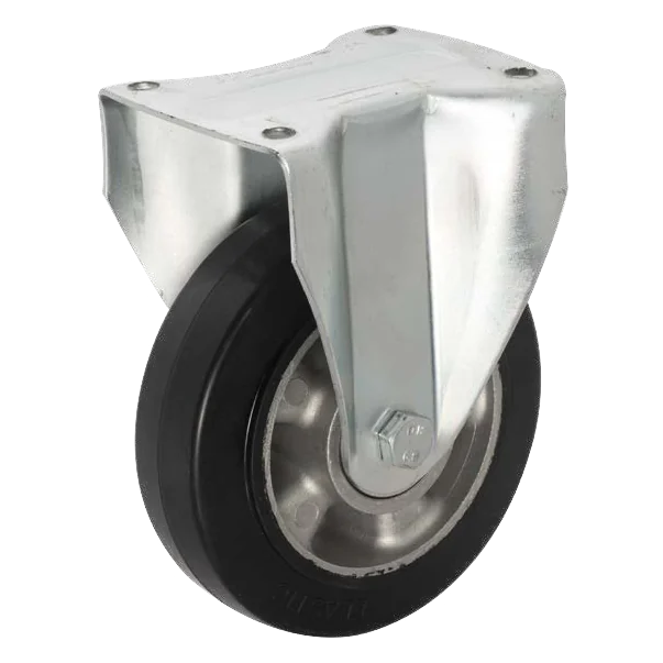 Fija · Rueda de goma súper-elástica con llanta de aluminio